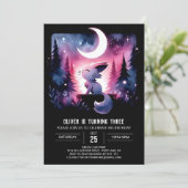 Invitation Petit Imaginaire Chat anniversaire (Debout devant)