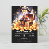 Invitation Petit Imaginaire Pirate Anniversaire (Debout devant)