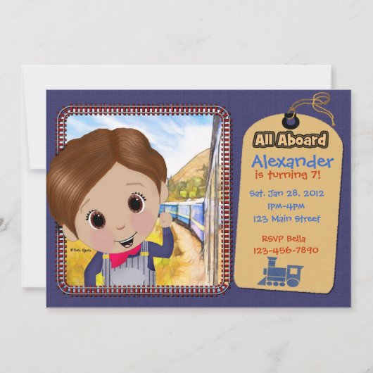 Invitation Petit ingénieur (Devant)