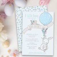 Petit lapin avec ballon Mignon garçon bébé Sprinkl