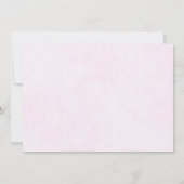 Invitation Petit lapin lapin Kawaii Style Baby shower (Dos)