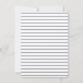 Invitation Petit Lion Prince Boy Baby shower Rustique (Dos)