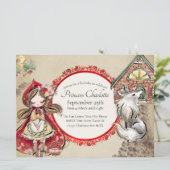 Invitation Petit livre de contes de fées de la Hood (Debout devant)