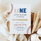 Invitation Petit lugger sur le chemin Baby shower de baseball