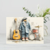 Invitation Petit Maestro 1er Anniversaire (Debout devant)