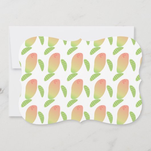 Invitation Petit Mango Fruité (Dos)