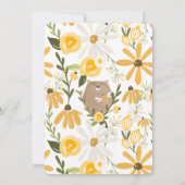 Invitation Petit Miel Doux En Chemin | Baby shower d'abeilles (Dos)