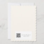 Invitation Petit Miel En Route Bébé Abeille Shower Code QR (Dos)