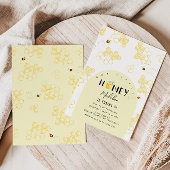 Invitation Petit miel moderne Bee jour bumble bee anniversair