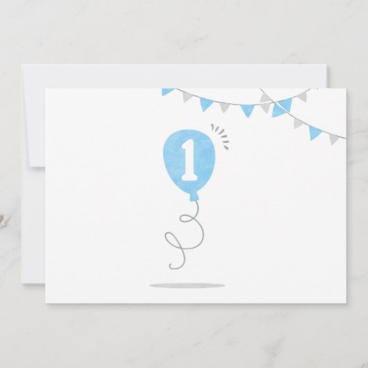 Invitation Petit Milk and Cookies First birthday (Dos)