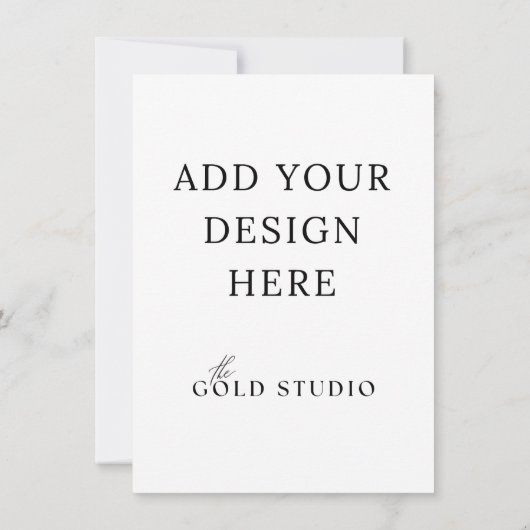 Invitation Petit modèle d'invitation vierge (4,5 x 6,25) (Dos)