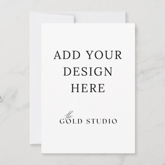 Invitation Petit modèle d'invitation vierge (4,5 x 6,25) (Devant)