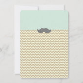 Invitation Petit Monsieur BabyShower Invite (Dos)