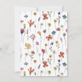 Invitation Petit morceau de Baby shower du Ciel Ange (Dos)