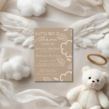 Petit morceau de ciel baby shower beige