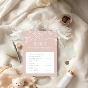 Invitation Petit morceau de ciel jeu rose Price is Right
