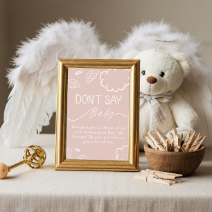 Invitation Petit Morceau de Ciel N'Appelez Pas Bébé Jeu Rose