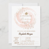 Invitation Petit morceau du ciel Parties scintillant étoiles  (Devant)