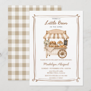 Invitation Petit Pain au Four Fête de Bébé
