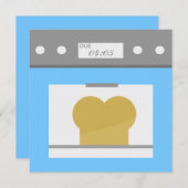 Invitation Petit pain dans le four (Devant / Derrière)