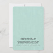 Invitation Petit pain vert et rose dans le Baby shower du fou (Dos)