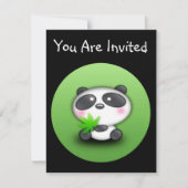 Invitation Petit Panda Cub (Devant)