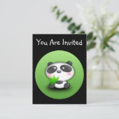 Invitation Petit Panda Cub (Debout devant)