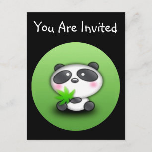 Invitation Petit Panda Cub