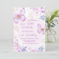 Petit Papillon blanc blanc 1er anniversaire