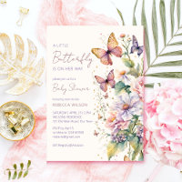 Petit papillon enchanté baby shower de jardin