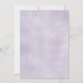 Invitation Petit Papillon Sur Le Chemin Baby shower Lilac (Dos)