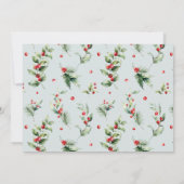 Invitation Petit paquet de Joy Birds Baby shower garçon (Dos)