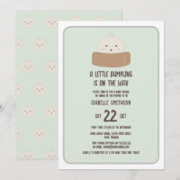 Petit Paquet en Route Fête de Naissance Verte