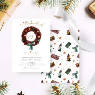 Invitation Petit paquet rustique de Joy Baby shower Invitati