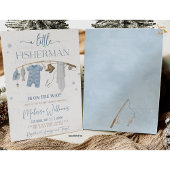 Invitation Petit Pêcheur Baby shower de bobine de pêche