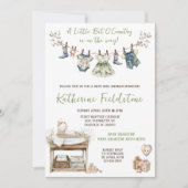 Invitation Petit Petit Peu De Fleurs sauvages De Pays Clothes (Devant)