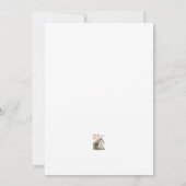 Invitation Petit Petit Peu De Fleurs sauvages De Pays Clothes (Dos)