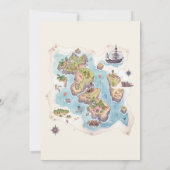 Invitation Petit pirate nautique C'est Baby shower garçon (Dos)