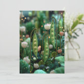 Invitation Petit Pois dans la Cosse | Petits Pois Cosy (Debout devant)