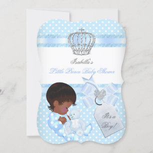 Invitation Petit Prince Baby shower Joli Garçon Spot A