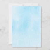 Invitation Petit Prince Eléphant C'est un Baby shower garçon (Dos)