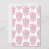 Invitation Petit Princesse Bébé Fille Douche Argent Couronne (Dos)