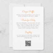 Invitation Petit Rayon de Soleil Code QR Baby Shower (Dos)