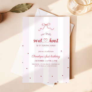 Invitation Petit Ruban Rouge en Forme de Nœud Papillon pour P