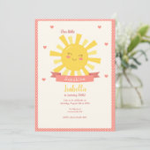 Invitation Petit Soleil (Debout devant)