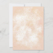 Invitation Petit Soleil Bohème Arc-en-ciel Étoile d'Or Annive (Dos)