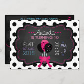 Invitation Petit tableau de bord Starlet (Devant / Derrière)