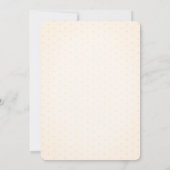 Invitation Petit Teddy Bear Lune Stars Baby shower (Dos)