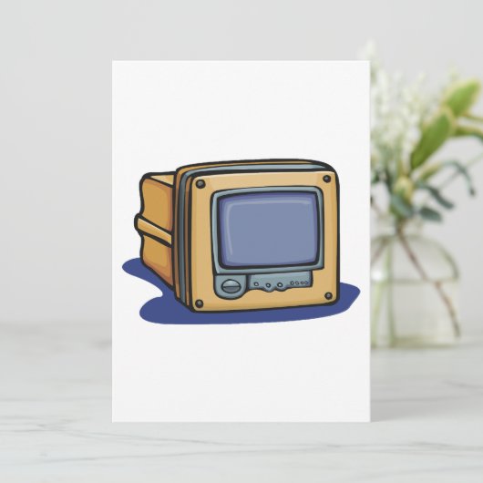 Invitation Petit téléviseur (Debout devant)