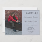 Invitation Petit vernissage photo Open House | Bleu (Devant)